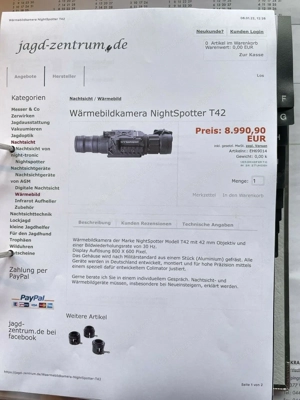 Wärmebildkamera Eurohunt NightSpotter T42 Vorsatzgerät Bild 6