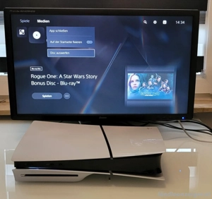 PS 5   Playstation 5 Slim Disc-Edition 1TB + 2TB inkl. Controller + Spiel + Zub. Bild 6