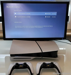 PS 5   Playstation 5 Slim Disc-Edition 1TB + 2TB inkl. Controller + Spiel + Zub. Bild 7