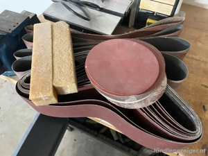 Bandschleifer Holzstar bts 150 mit Gusseisen Sockel Bild 2