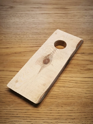 Weinflaschenhalter aus Holz  Bild 2