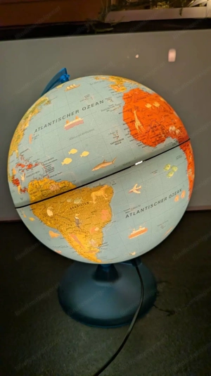 Beleuchteter Globus   ca. 40 cm Durchmesser   ideal für Kinder!