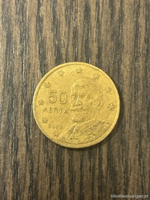 50 Cent Umlaufmünze Griechenland 2002