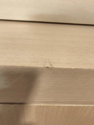 Kasten Schrank Massiv Holz hell Beige Regal 2 Teilig Bild 4