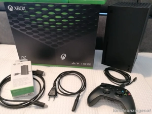 Microsoft Xbox Series X 1 TB Schwarz Zubehörpaket Controller Akku und Spiele Bild 3