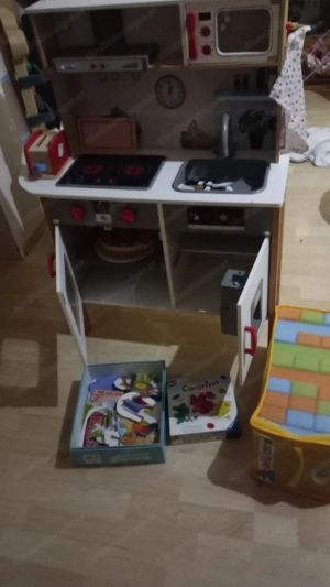 Kleinkindspielzeuge ,Spielküche Holz Bild 5
