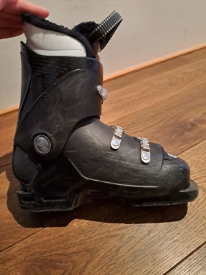Kinder-Skischuh, Marke Salomon, Gr. 23 - 23.5, Sohlenlänge 275mm Bild 5
