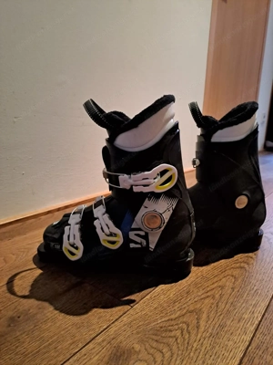 Kinder-Skischuh, Marke Salomon, Gr. 23 - 23.5, Sohlenlänge 275mm Bild 3