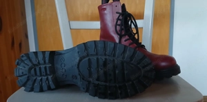 Stiefeletten, Leder, ECCO, Größe 39, Farbe: weinrot Bild 4