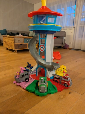 Paw Patrol Zentrale groß inkl. Fahrzeuge Bild 3
