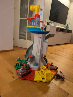 Paw Patrol Zentrale groß inkl. Fahrzeuge Bild 4