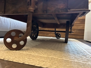 KARE Couchtisch - Railway Design - Massivholz  Metall Bild 5