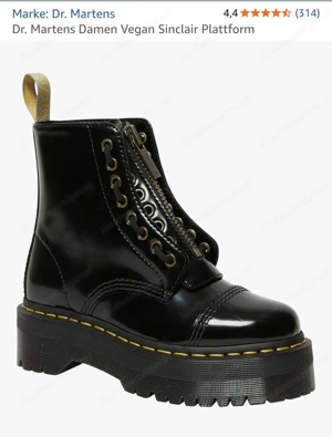 Dr. Martens Damen Vegan Sinclair Plattform gr. 41