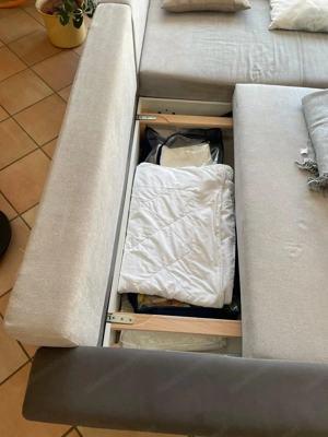 Eck-Couch, ausziehbar mit Bettlade, 250x190 Bild 4