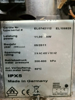 Eloma Genius T 6-11 Kombidämpfer MIT UNTERGESTELL Bild 7