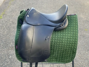 ESF Silver Schleese Hennig Dressursattel 16,5 16 Zoll Bild 3