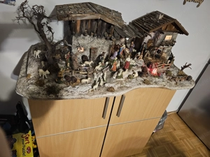 Hand gemachte Krippe Bild 6