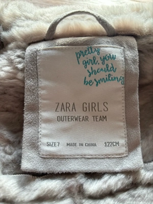 Wintermantel Mädchen 122cm Bild 2