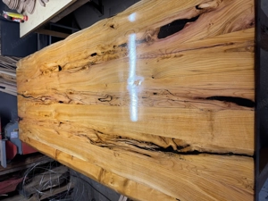 Unikat Selbstgemachter Eiben Tisch  Bild 4