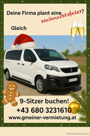 Leihwagen Peugeot Traveller 9 Sitze 