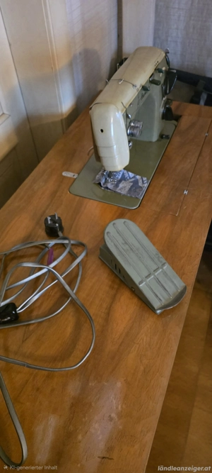 Nähmaschine Anker  mit Tisch Bild 2