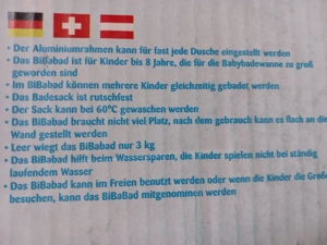 BiBaBad   Kinderbadewanne Faltbadewanne Badewanne für die Dusche Bild 5