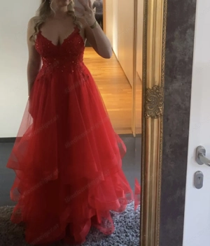 Maturaballkleid mit Spitze und Tüll