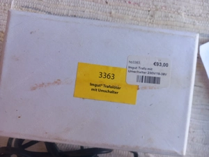 Einlöt-Trafo mit Umschalter Imgut Bild 6