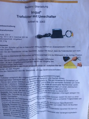 Einlöt-Trafo mit Umschalter Imgut Bild 8