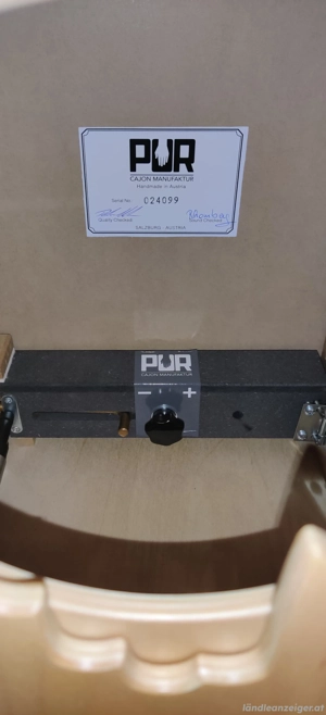 Cajon PUR Vision PRO Ast Eiche mit Tragetasche Bild 4