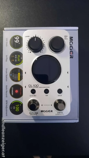 Mooer GL100 Groove Looper Drum Machine mit OVP