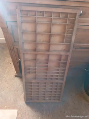 2 Original Setzkasten Antiquitäten Bild 3