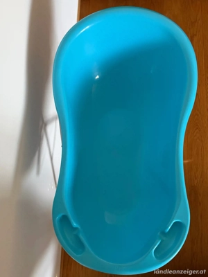 Keeeper Babybadewanne mit Ständer + Angelcare Babywannensitz - Set in sehr gutem Zustand Bild 2