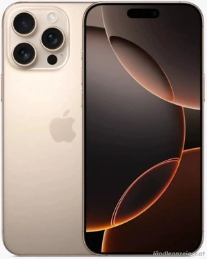 iPhone 16 pro Max in Gold Bild 3