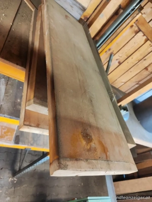 Treppenstufen Buche Holz alt  Bild 3