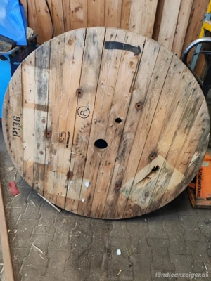 Holz Kabeltrommel 130 cm