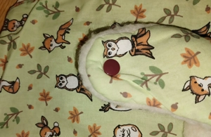 Kinder Schlafsack Natur Schafwolle  Bild 2