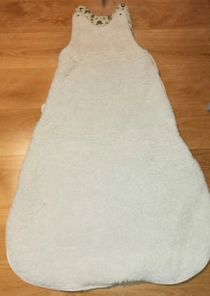 Kinder Schlafsack Natur Schafwolle 