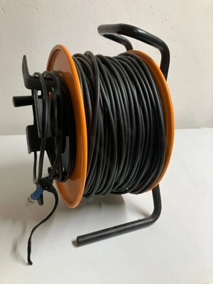 Cinch-Kabel auf stabiler Kabeltrommel ca. 100 Meter Länge Bild 2
