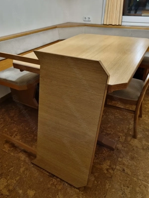 Eckbank mit Tisch und Stuhl Bild 4