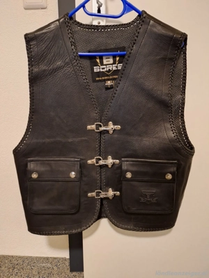 Bores Lederjacke u Weste Bild 3
