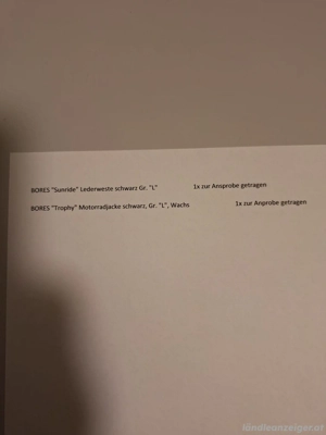 Bores Lederjacke u Weste Bild 4