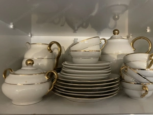 Wunderbarer Goldrandservice