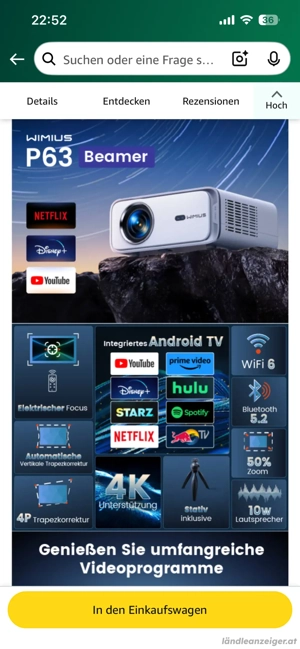 Beamer 25000 Lumen Bild 2