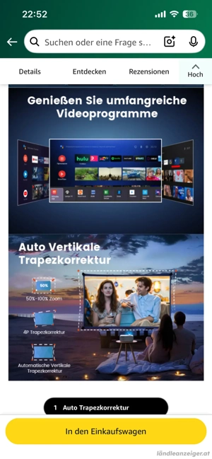 Beamer 25000 Lumen Bild 3