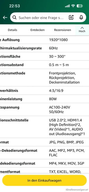 Beamer 25000 Lumen Bild 4