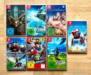 Nintendo Switch Oled Weiß mit 7 Spielen  Bild 4