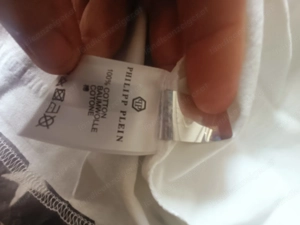 Philipp Plein Men T Shirt again in white - Sizes : only in S,M,L & XXL - brand new 100 % original Bild 7