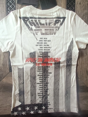 Philipp Plein Men T Shirt again in white - Sizes : only in S,M,L & XXL - brand new 100 % original Bild 2