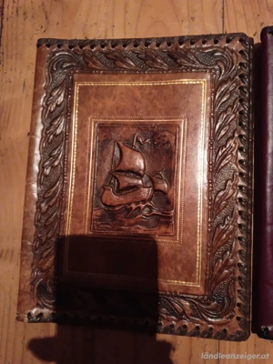 2 Echtleder Buchhüllen DinA 4 Bild 2